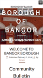 Mobile Screenshot of bangorborough.org